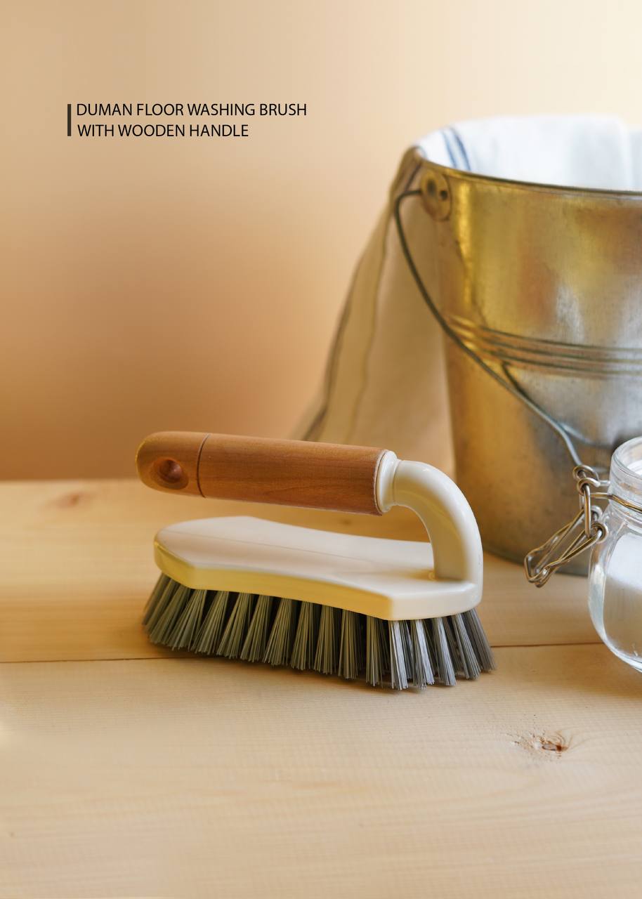 برس کف شویی دسته چوبی