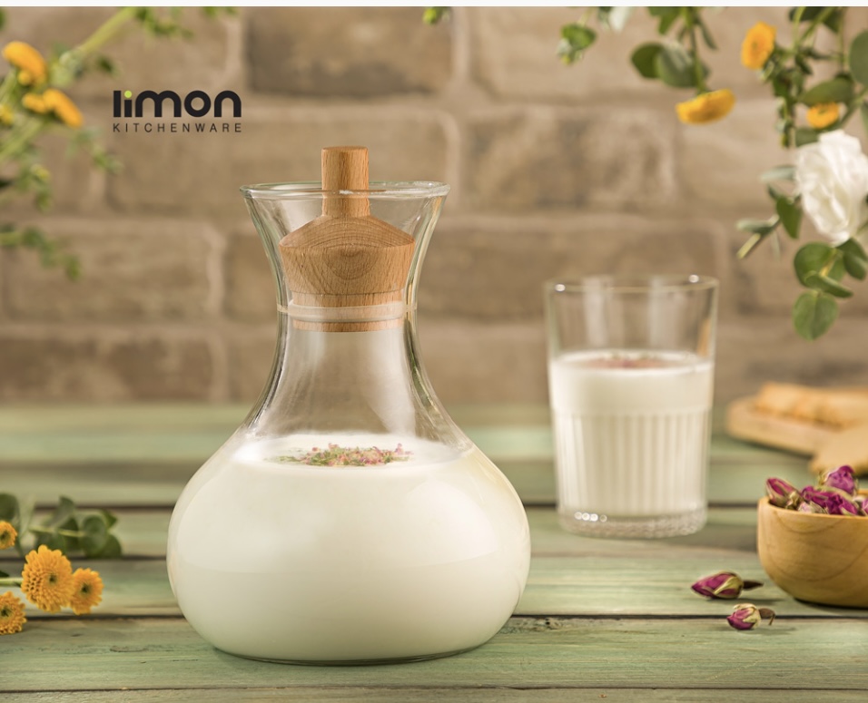 تنگ اب ۹۵۰ میلی لیتر درب چوبی