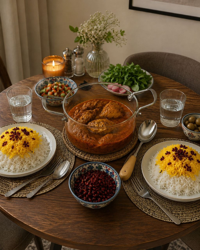 ابزار آشپزخانه استیل و چوب کوچک