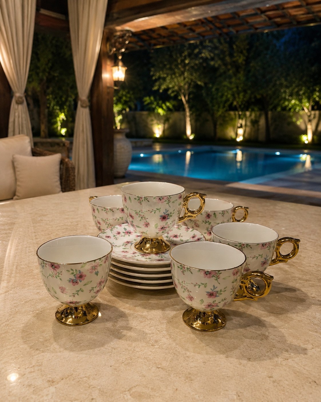 چایی خوری شیش عددی