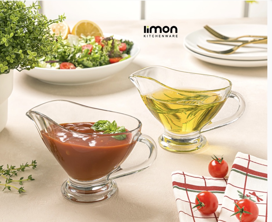 سس خوری شیشه ای دسته دار